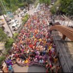 BJP Mahila Morcha Holds Women’s Protest Rally in Guwahati